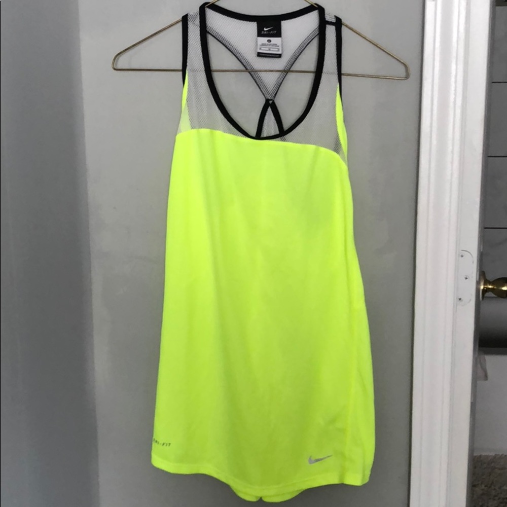 Neon Nike Workout Tank